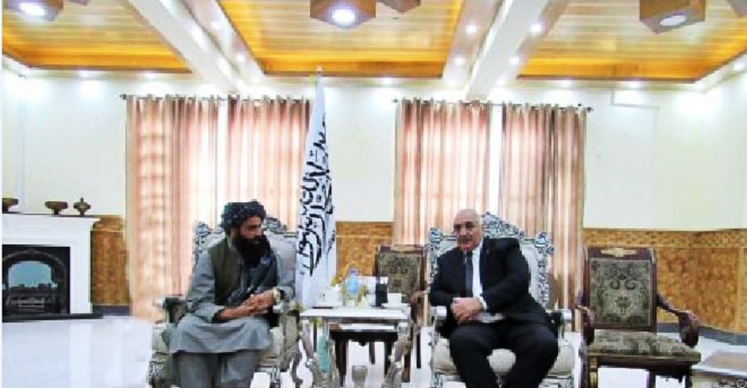 The consul general of Turkmenistan met with the Taliban leader for Balkh province