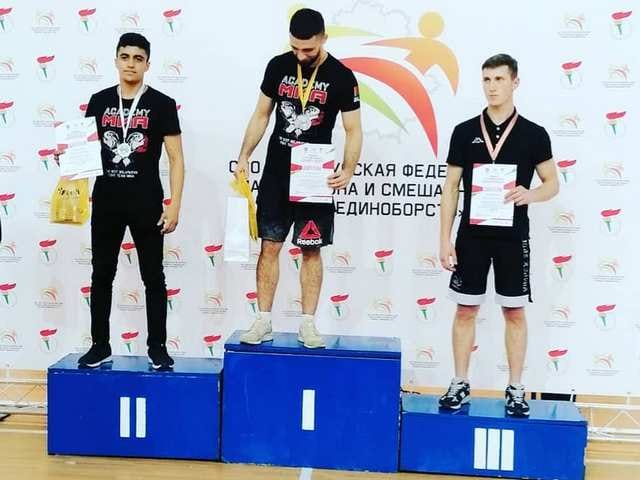 Студент из Туркменистана стал серебряным призером чемпионата Беларуси по панкратиону