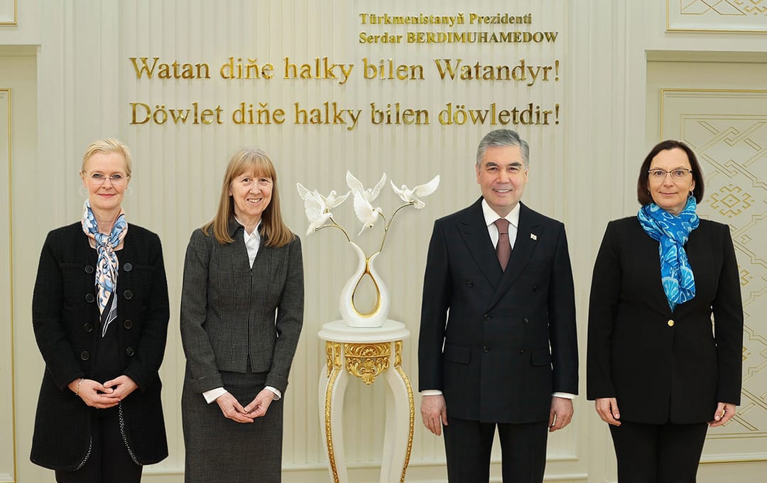 Halk Maslahatynyň Başlygy halkara maliýe guramalarynyň wekilleri bilen duşuşdy