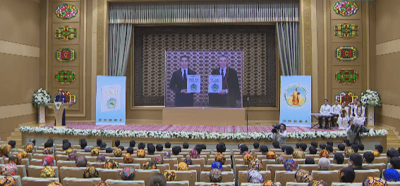The presentation of the first book of Serdar Berdimuhamedov took place in Ashgabat