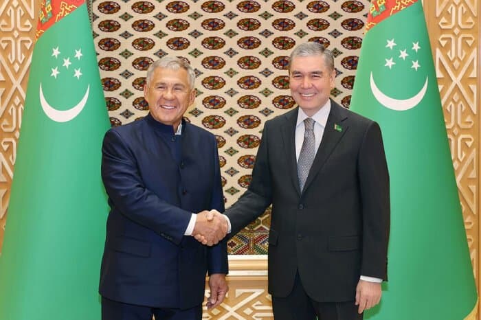 Гурбангулы Бердымухамедов обсудил с Миннихановым расширение туркмено-татарстанского сотрудничества