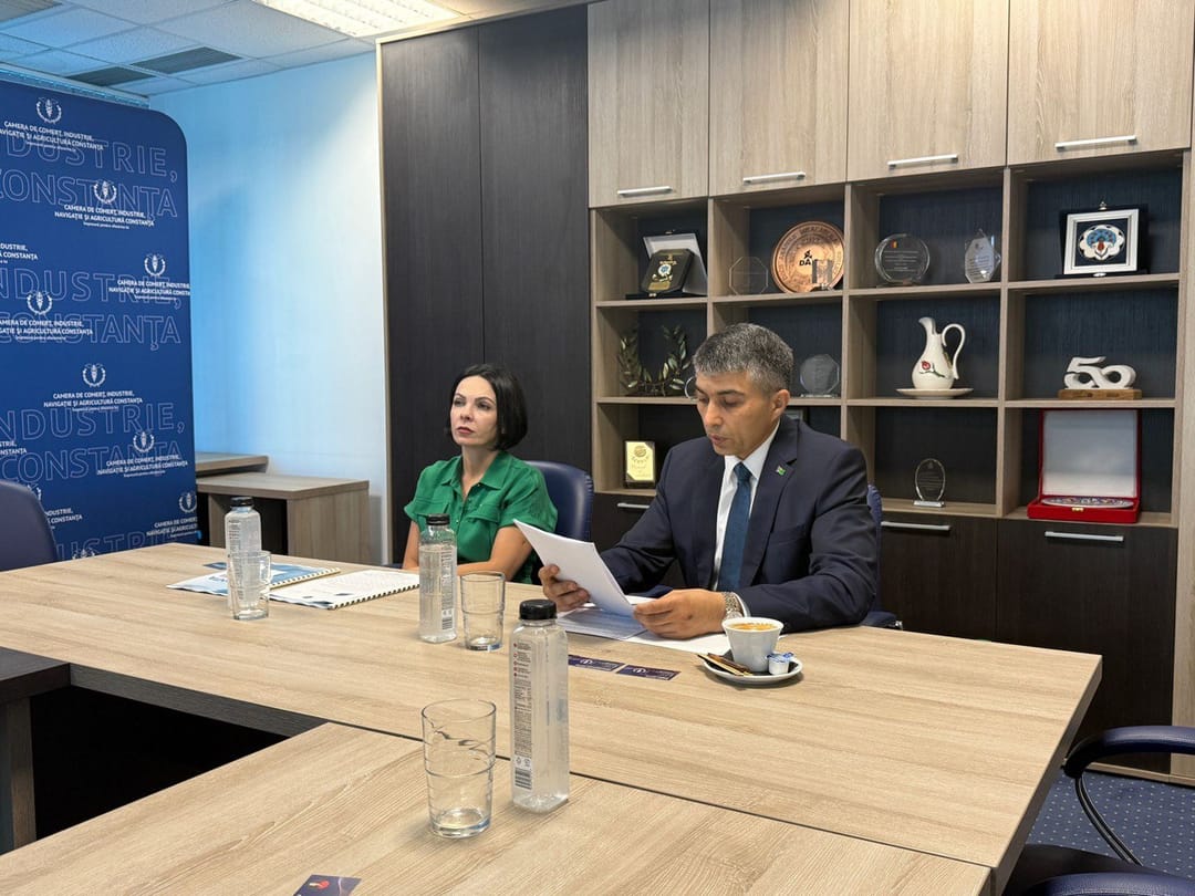 Посол Туркменистана обсудил торгово-экономическое сотрудничество с руководством ТПП Констанцы