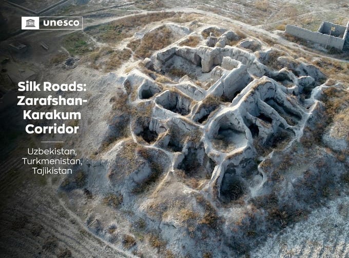 Beýik Ýüpek ýolunyň Türkmenistanyň üstünden geçen şahasy ÝUNSEKO-nyň Bütindünýä mirasynyň sanawyna goşuldy