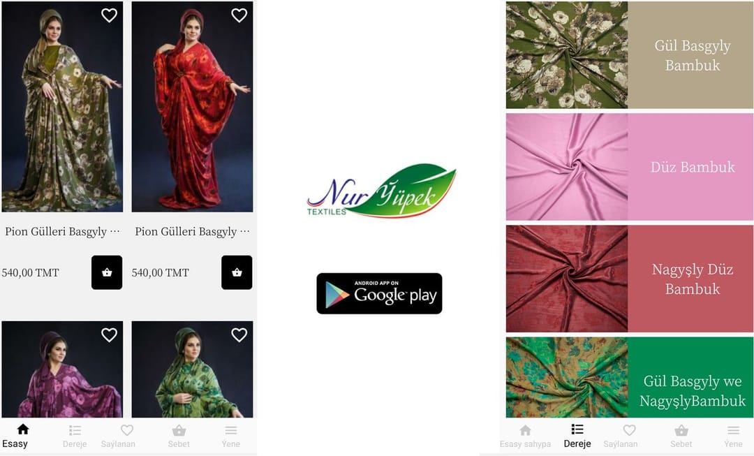 В Туркменистане запущен первый интернет-магазин тканей “Nurýüpek”