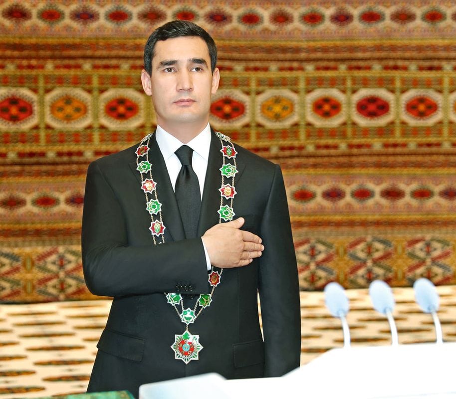 Serdar Berdimuhamedov took office as President of Turkmenistan