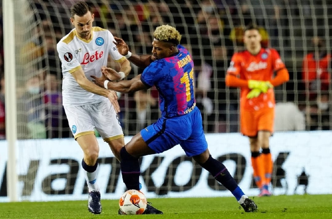 «Барселона» и «Наполи» сыграли вничью в предварительном раунде Лиги Европы