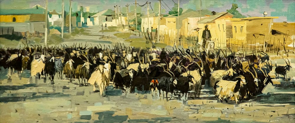 Aşgabatda Döwlet çeperçilik akademiýasynyň mugallymlarynyň çeken suratlarynyň sergisi açyldy