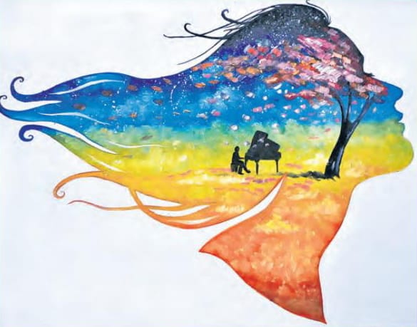 Тематическая выставка картин в технике граттаж открылась в Туркменабате