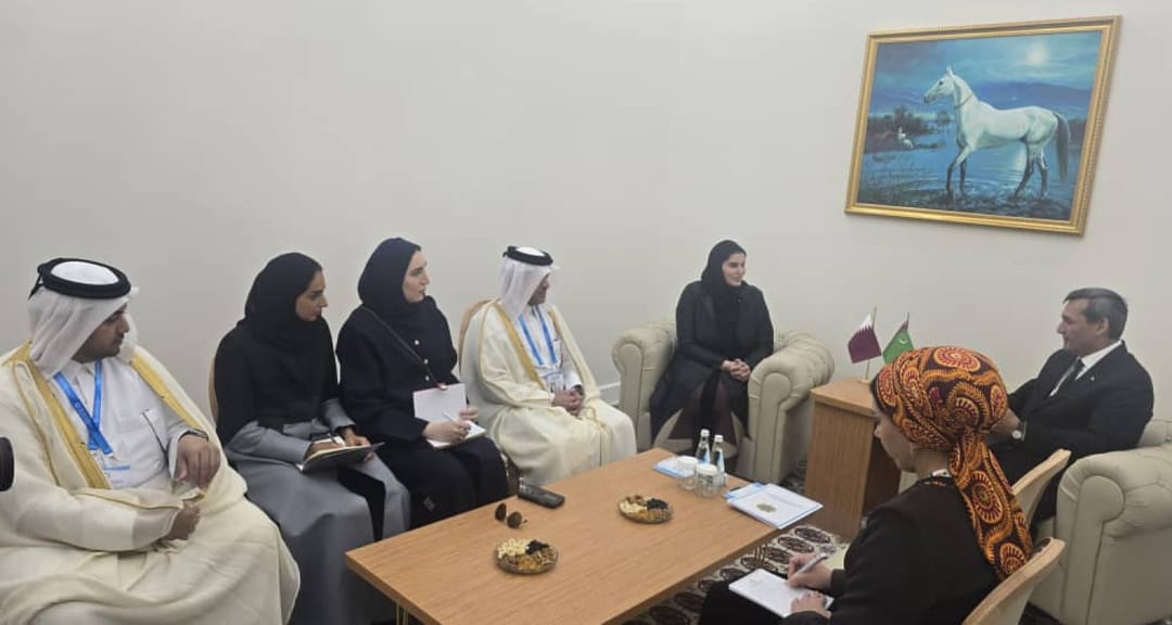 Kataryň Daşary işler ministrliginiň halkara hyzmatdaşlyk boýunça döwlet ministri bilen duşuşyk geçirildi