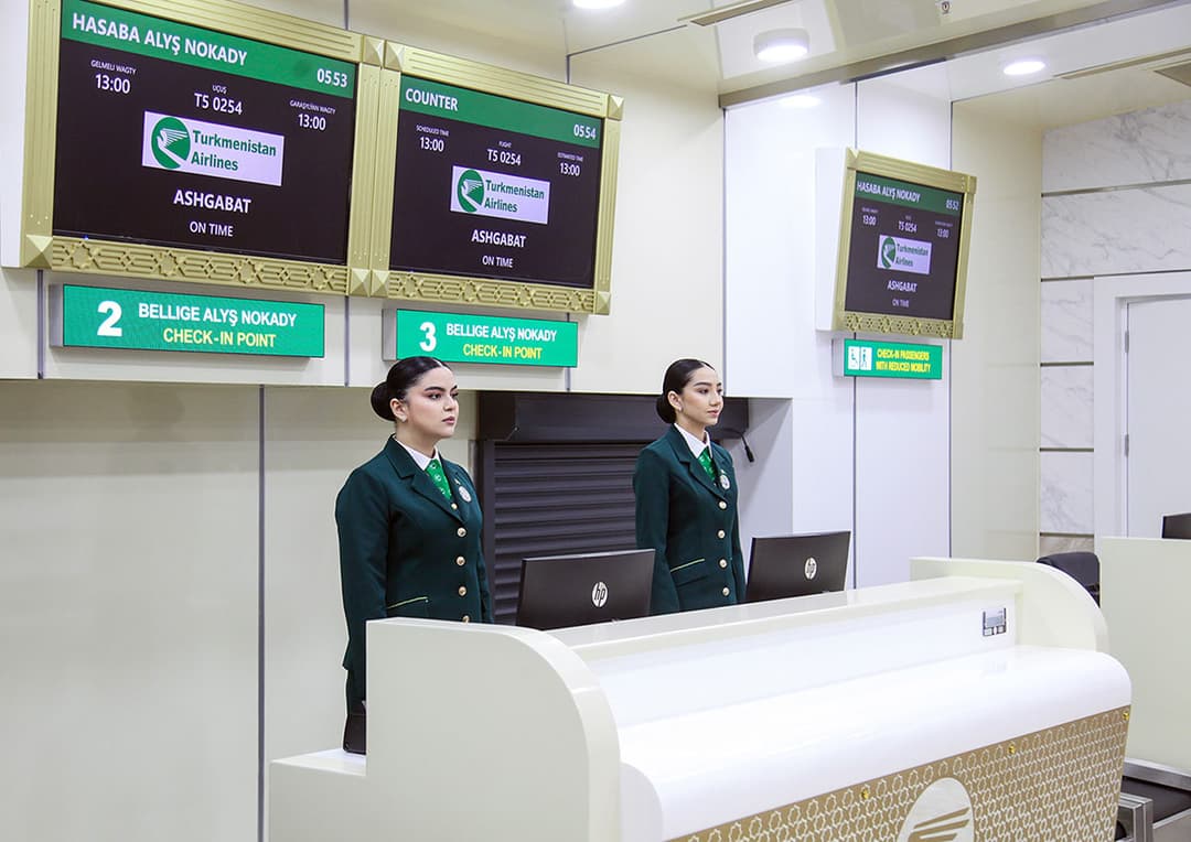 Yeni Balkanabat Uluslararası Havaalanı’na iç hat uçuşları başladı