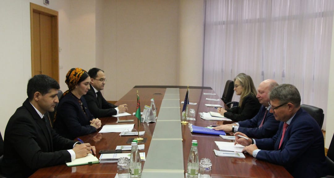 Aşgabatda Ýewropa Komissiýasynyň wekilleri bilen duşuşyk geçirildi