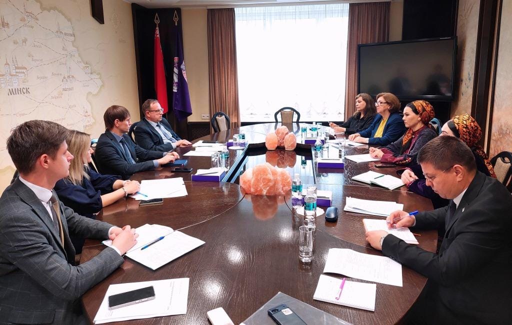 Делегация Туркменистана изучает опыт Беларуси по внедрению Целей устойчивого развития