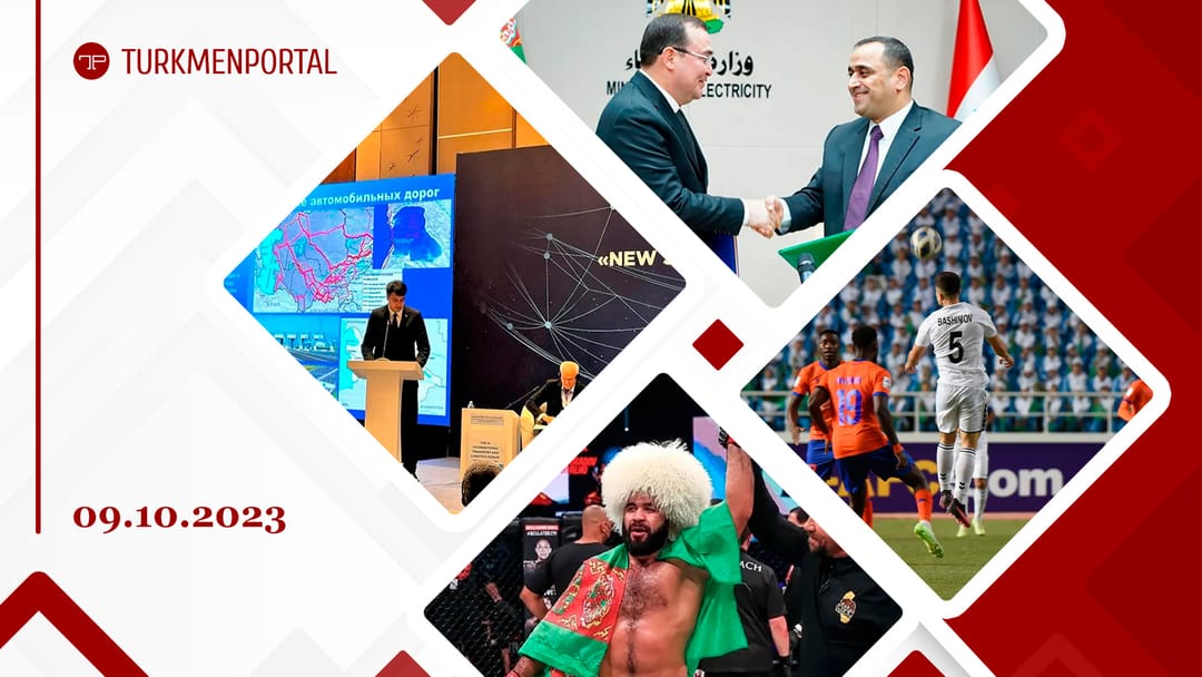 The President of Iraq is planning an official visit to Turkmenistan, Yagshimuradov won the Bellator tournament, the Minister of Culture of Turkmenistan will take part in the TURKSOY meeting and other news
