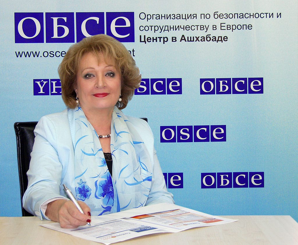 Наталья Дрозд: «Центр ОБСЕ в Ашхабаде готов к активизации всестороннего партнёрства по решению проблем Арала»
