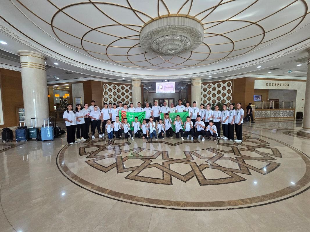 Сборная Туркменистана по киокушинкай карате отправилась на кубок Центральной Азии в Ташкент