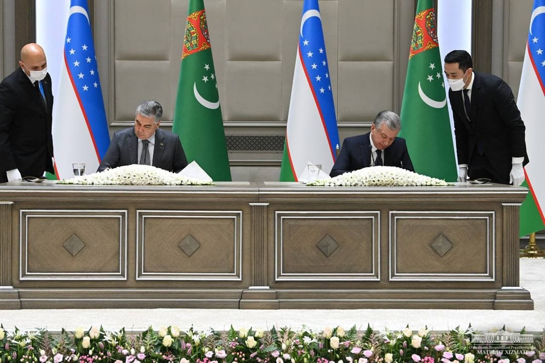 Туркменистан и Узбекистан подписали более 20 документов