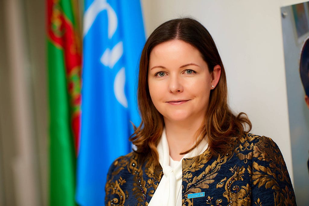 Представитель ЮНИСЕФ в Туркменистане Кристин Вейганд: «Лучший мир для детей здесь и везде»