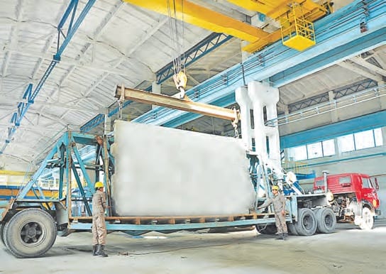 В Туркменабате перевыполнен производственный план по изготовлению железобетонной продукции