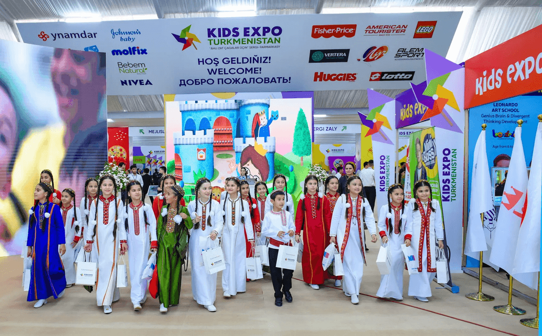 Выставка Kids Expo в Ашхабаде представит товары и услуги в 8 тематических направлениях