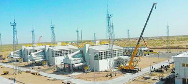 На газокомпрессорной станции месторождения Малай в Туркменистане проводятся пусконаладочные работы