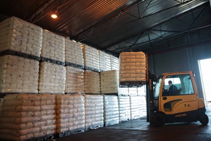 Более 2000 тонн полипропилена отправлено из Туркменистана через морской порт Туркменбаши