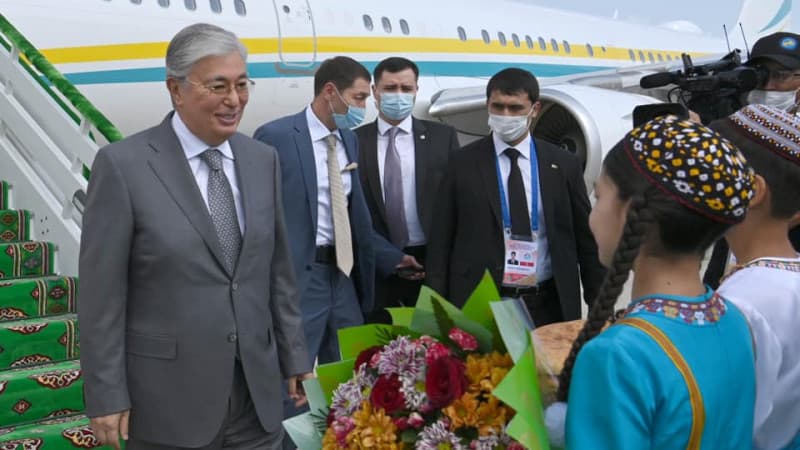 Tokayev arrived in Turkmenistan to participate in events at Avaza