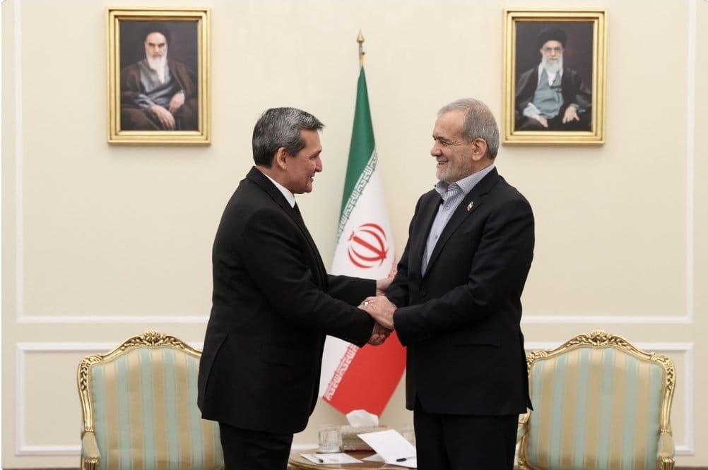 Türkmen wekiliýeti Eýranyň Prezidenti tarapyndan kabul edildi