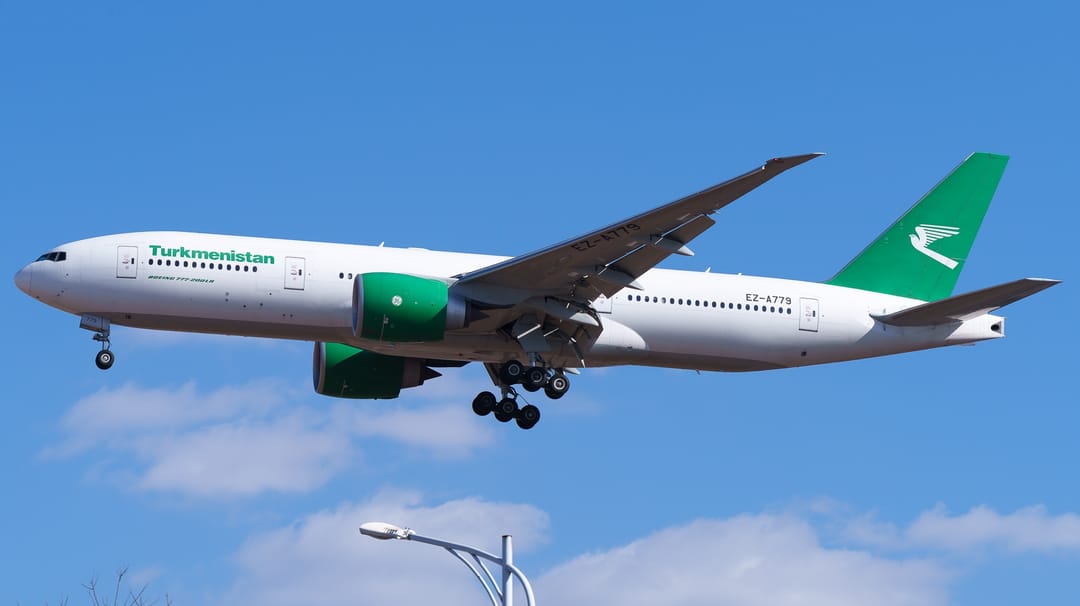 Авиакомпания «Туркменистан» будет выполнять 6 рейсов в день по маршруту Ашхабад – Туркменбаши