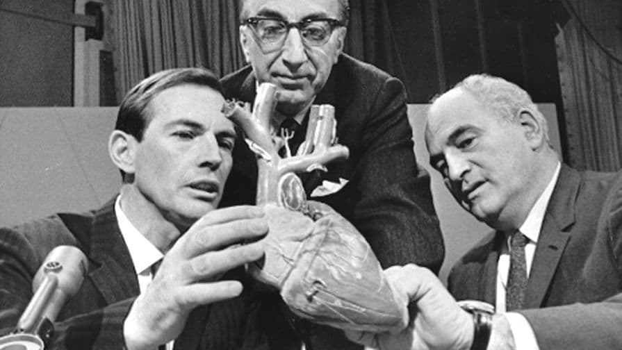 Human-to-human heart transplant practice turns 55