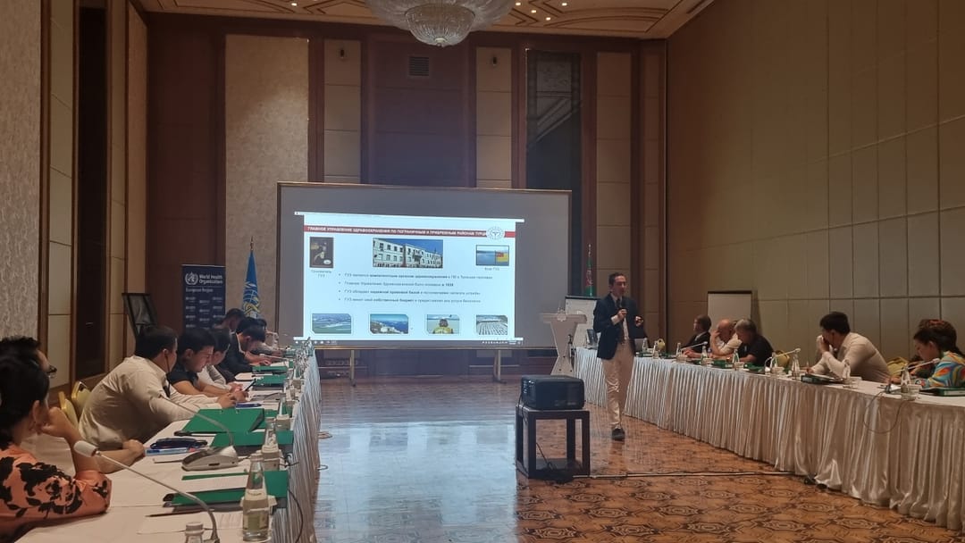 A course on the sanitary shore of ships was held in the seaport of Turkmenbashy