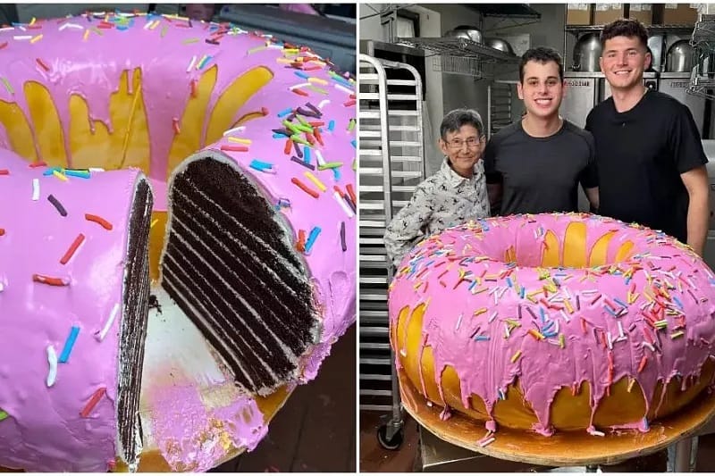 В Книгу рекордов Гиннесса попал пончик-гигант