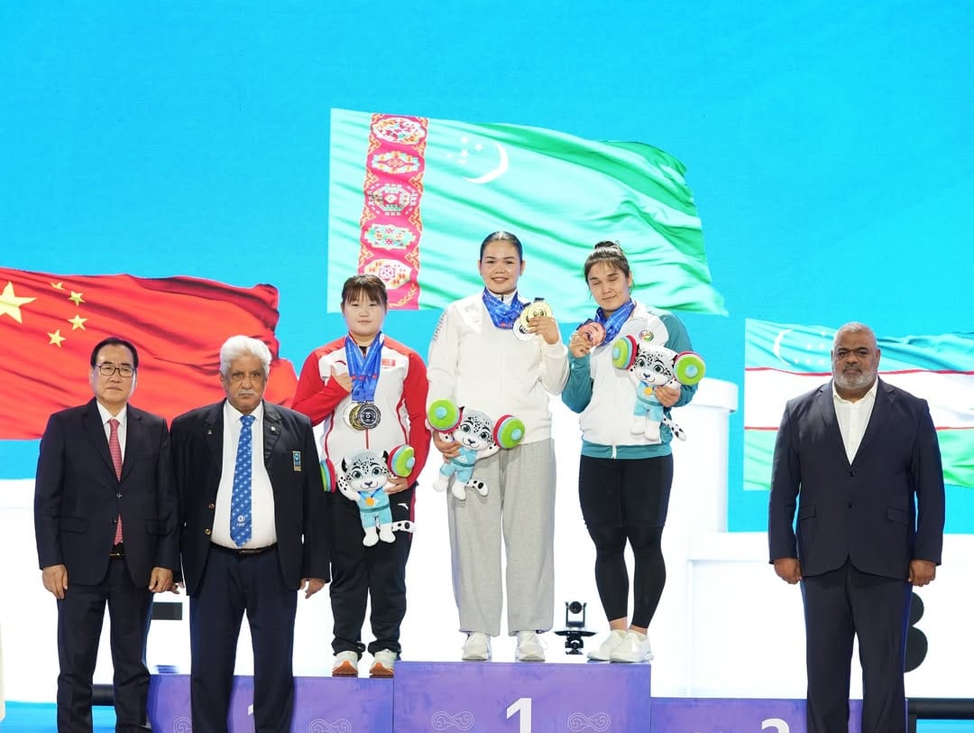 Türkmenistanly türgen agyr atletika boýunça ýetginjekleriň arasyndaky Aziýa çempionatynda altyn medal gazandy