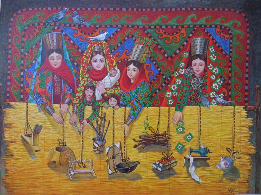 Праздничная художественная выставка открылась в Ашхабаде