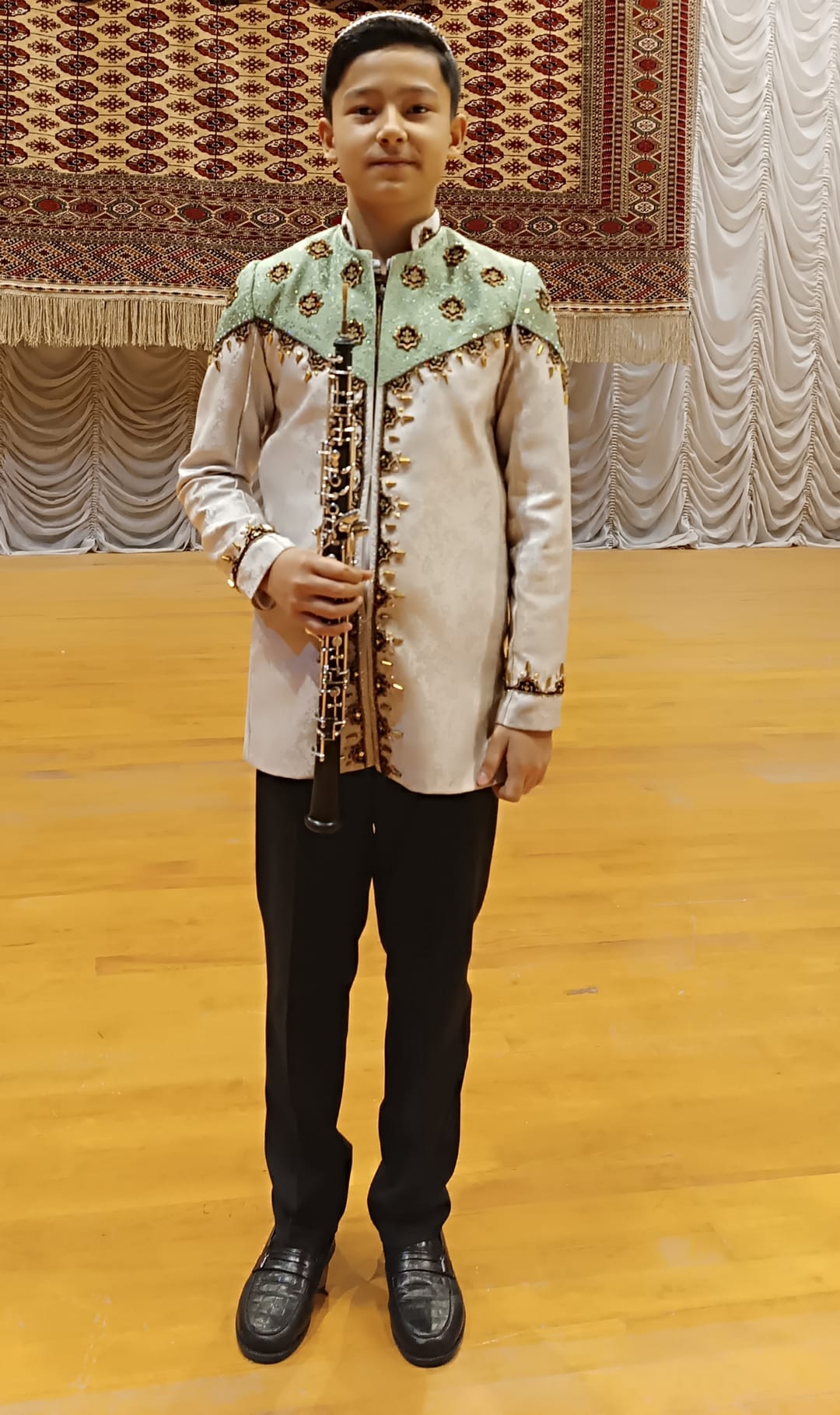 Новая победа юного туркменского музыканта