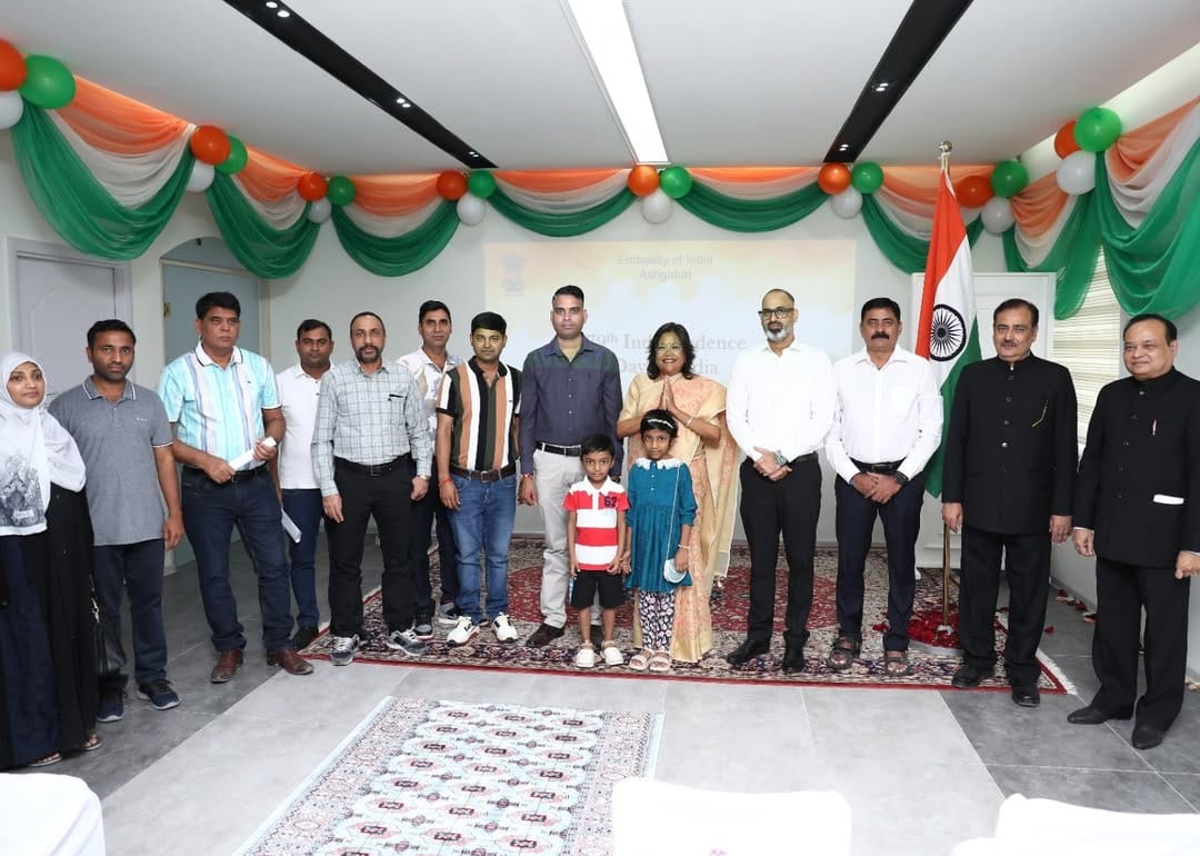 В посольстве Индии в Ашхабаде отметили 79-ю годовщину независимости страны