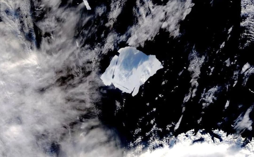 World's largest iceberg A23a shrinks by a third and breaks apart