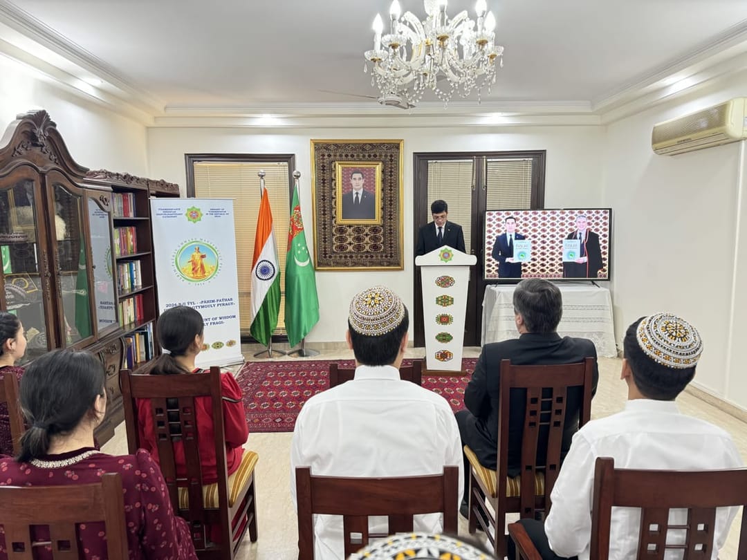 The Embassy of Turkmenistan in India held a briefing on the results of government events