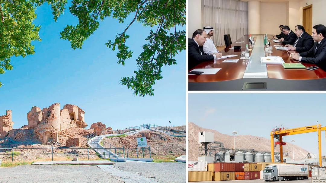 Anau declared the cultural capital of the Turkic world in 2024, the President of Turkmenistan will visit the UAE in November, Turkmenistan will open 10 checkpoints for cargo transport