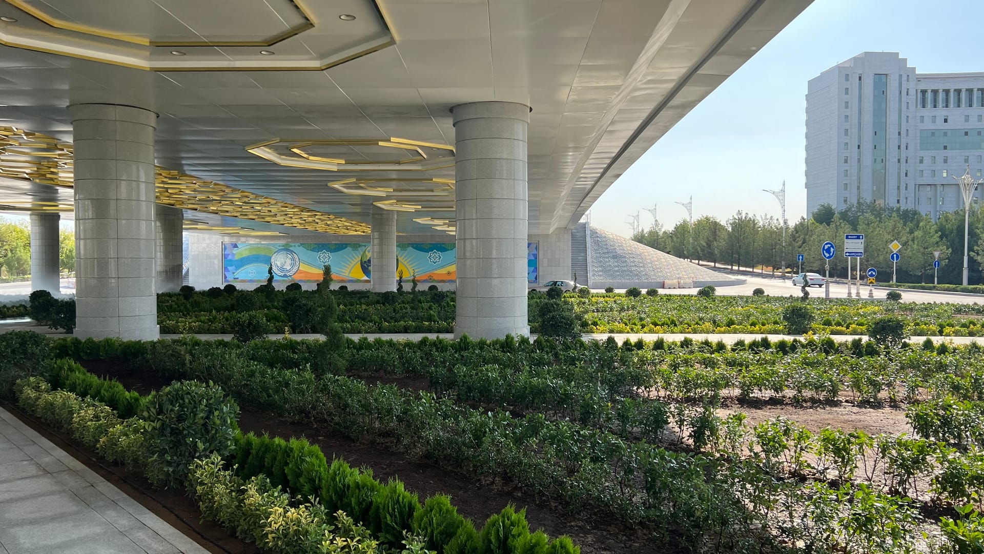 Transport interchange opened in Ashgabat at the intersection of Archabil-Bitarap Turkmenistan avenues