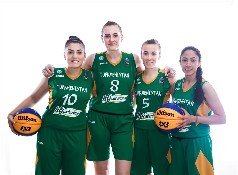 Женская сборная Туркменистана разгромила команду Казахстана в матче отбора Кубка Азии по баскетболу 3х3