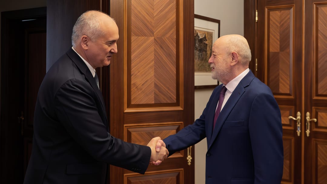 Посол Туркменистана Айдогдыев встретился с директором РИСИ Фрадковым