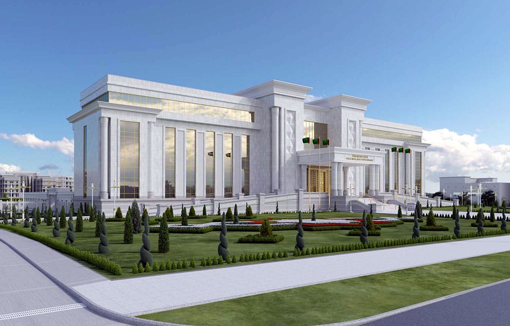 В Ашхабаде возводят комплекс зданий Международного конгресс-центра