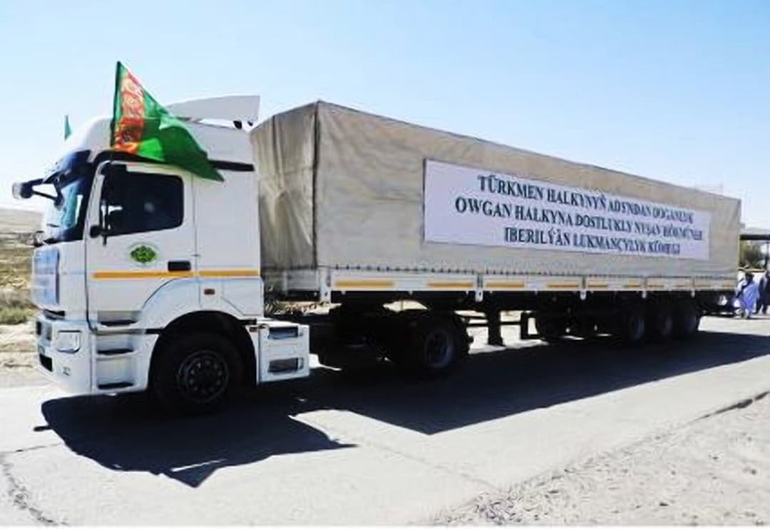 Turkmenistan sent humanitarian aid to Afghanistan