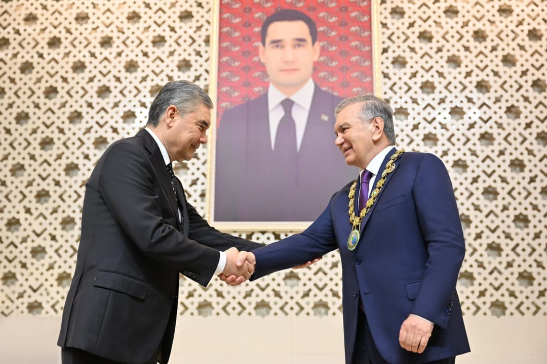 Мирзиёев поздравил Гурбангулы Бердымухамедова с успешным проведением конференции ООН