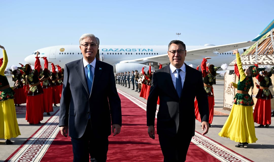 Kasym-Žomart Tokaýew resmi sapar bilen Gyrgyzystana bardy