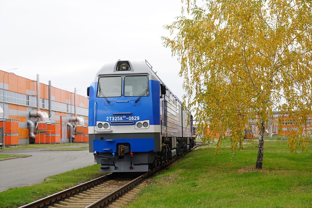 Брянский машиностроительный завод отправил в Туркменистан 5 грузовых тепловозов