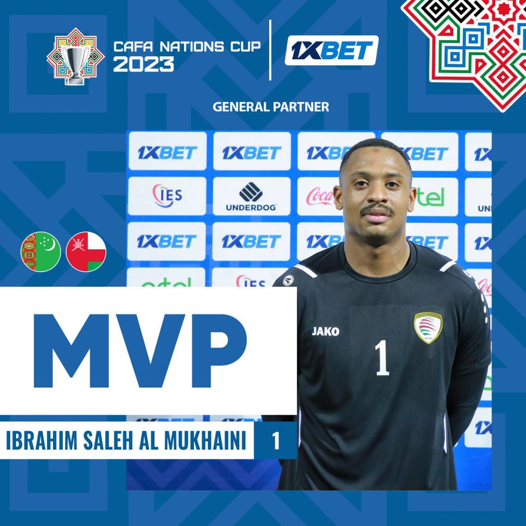 The goalkeeper of the Oman national team was recognized as the best player of the match against Turkmenistan at CAFA-2023