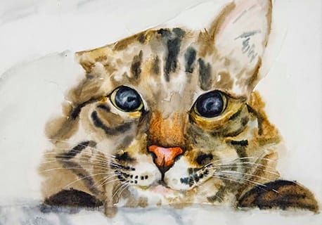 An exhibition of watercolors opened in Ashgabat