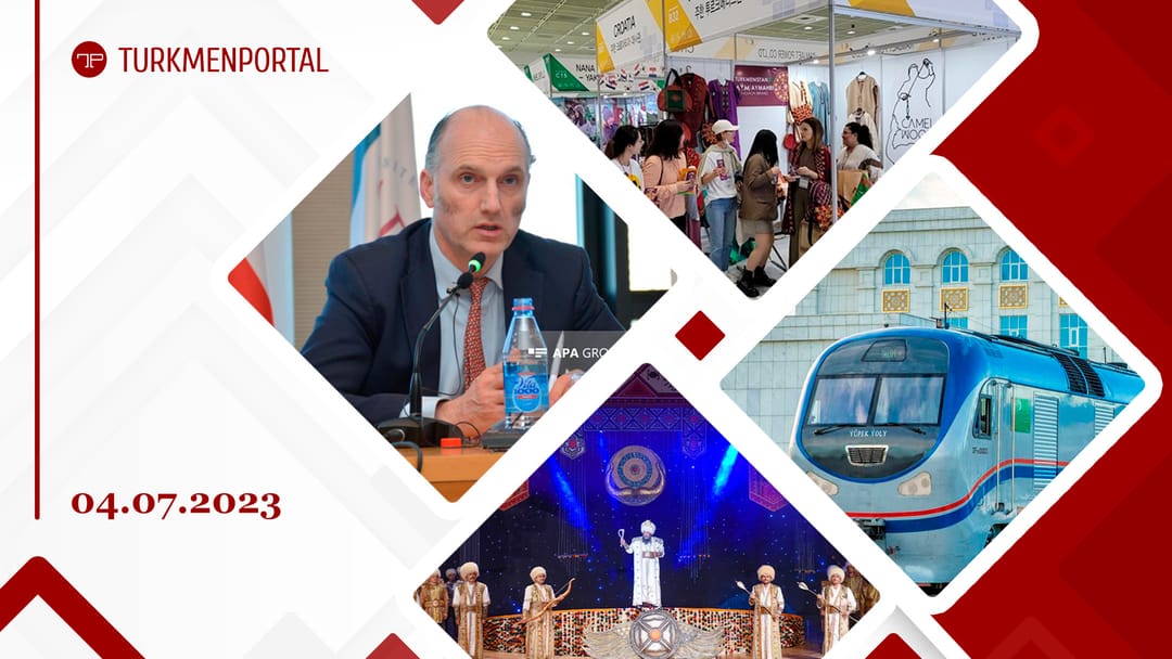 Turkmenistan will take part in the festival of Turkic-speaking youth, the British Minister for Europe will visit the Carpet Museum in Turkmenistan, “Turkmen Railways” resumed selling tickets to VIP class carriages and other news