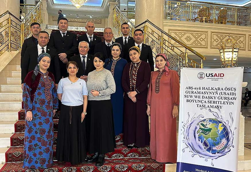 A training course was presented for universities of Turkmenistan on the rational use of water resources